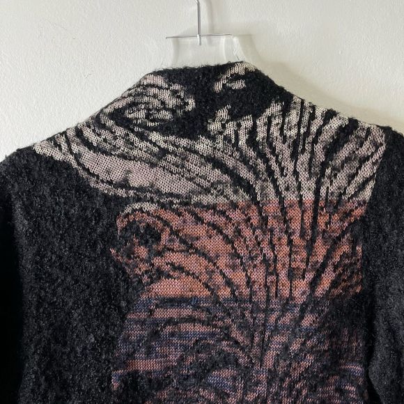 Peruvian Connection Talia Alpaca Blend Cardigan Sweater Coat medium - Picture 12 of 14